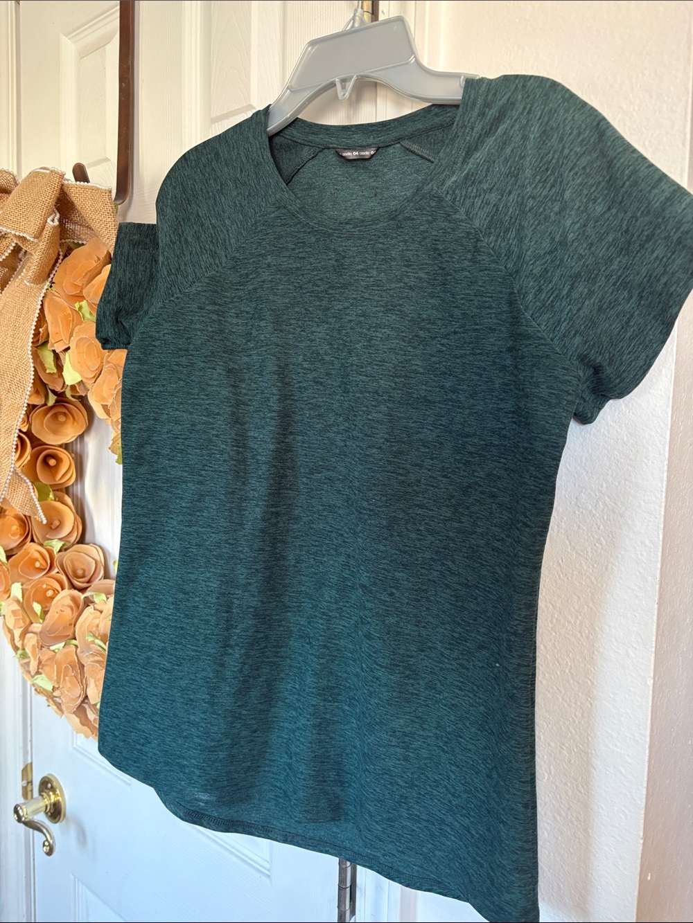 Oiselle Short Sleeve Top Green Tee Women’s Sz 4